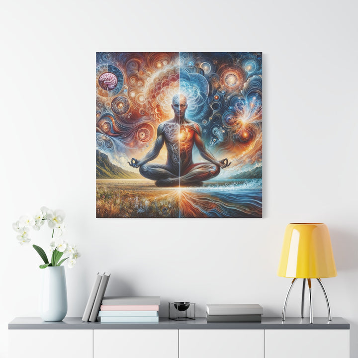 Cosmic Meditation Symbiosis - Matte Canvas Print 1.25" - Canvas - g(0D·IO) - 36" x 36" - 1.25" -