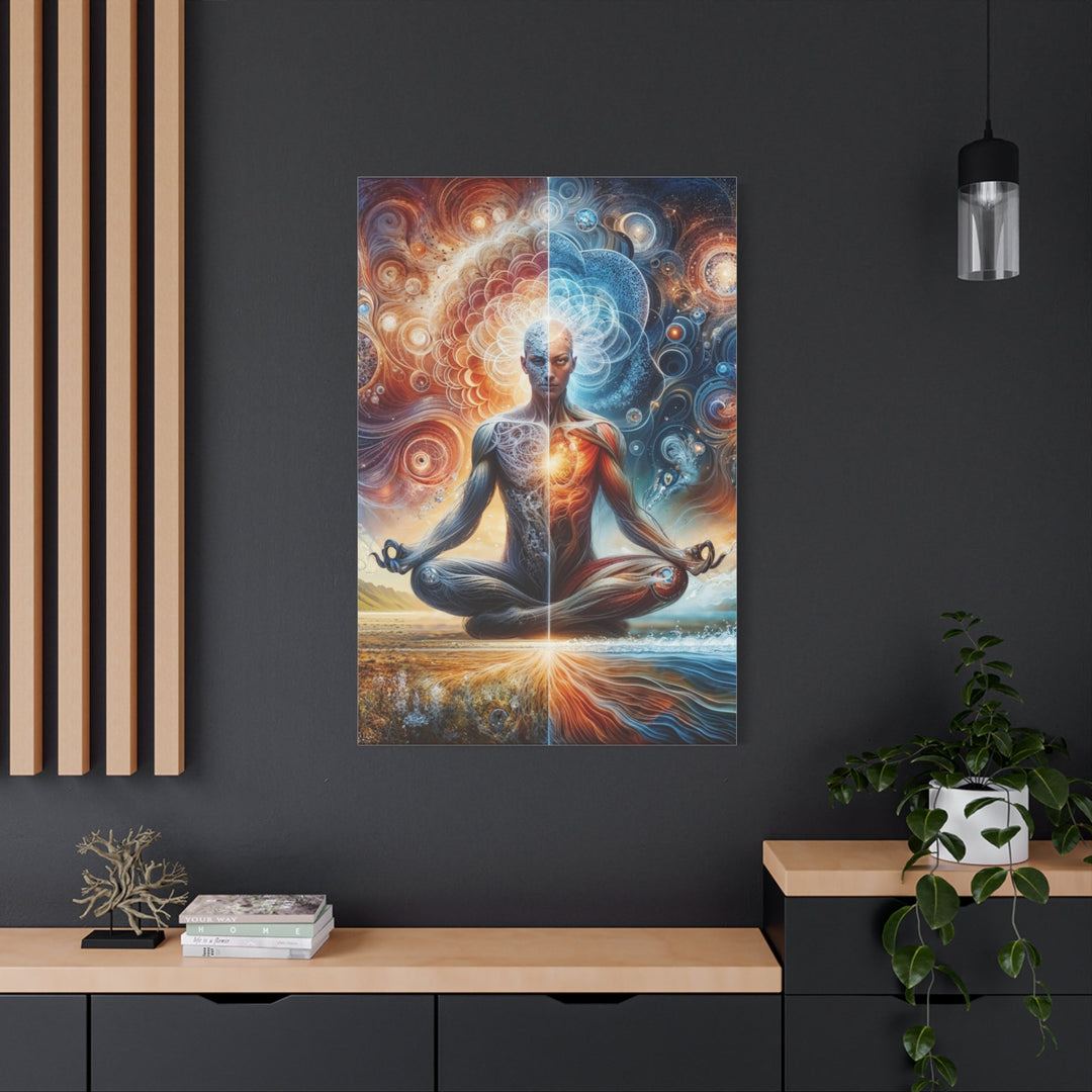 Cosmic Meditation Symbiosis - Matte Canvas Print 1.25" - Canvas - g(0D·IO) - 36" x 36" - 1.25" -