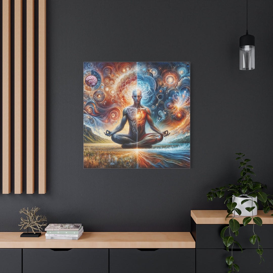 Cosmic Meditation Symbiosis - Matte Canvas Print 1.25" - Canvas - g(0D·IO) - 36" x 36" - 1.25" -