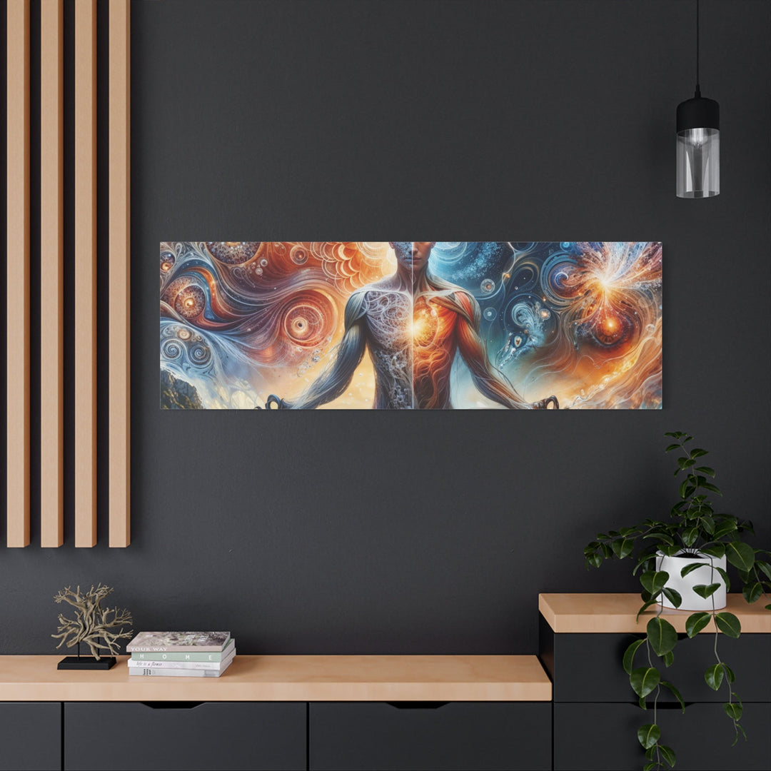 Cosmic Meditation Symbiosis - Matte Canvas Print 1.25" - Canvas - g(0D·IO) - 36" x 36" - 1.25" -