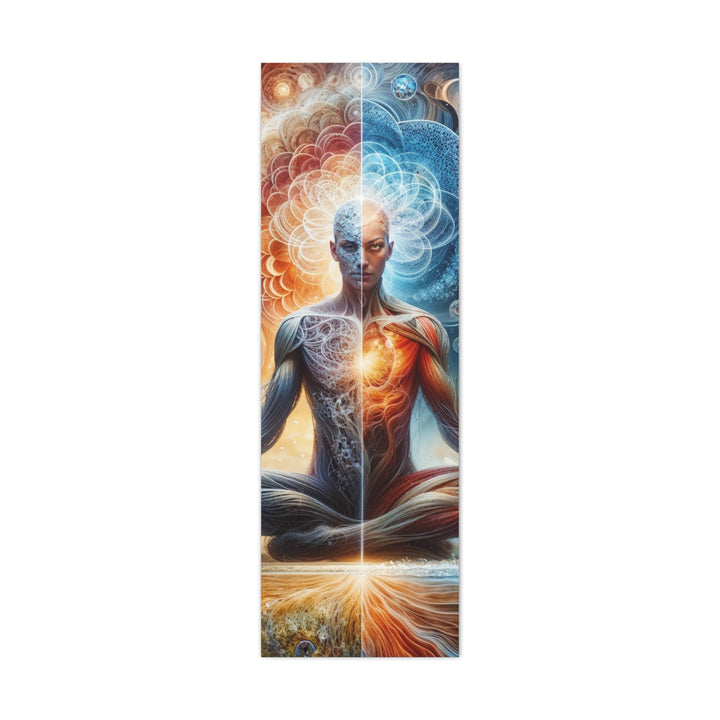 Cosmic Meditation Symbiosis - Matte Canvas Print 1.25" - Canvas - g(0D·IO) - 16" x 48" (Vertical) - 1.25" -