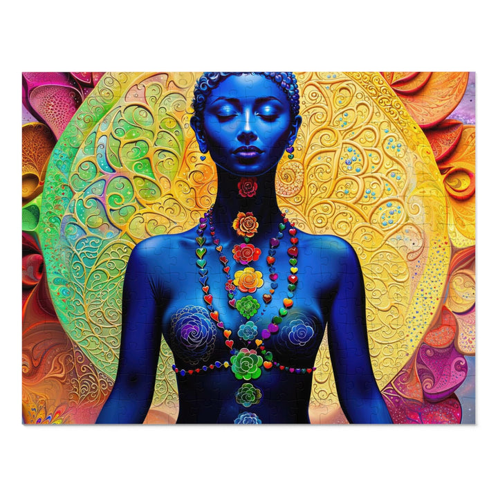 Cosmic Meditative Bloom - Jigsaw Puzzle (100, 252, 500, 1000 pieces) - Puzzle - g(0D·IO) - 14" × 11" (252 pcs) - -