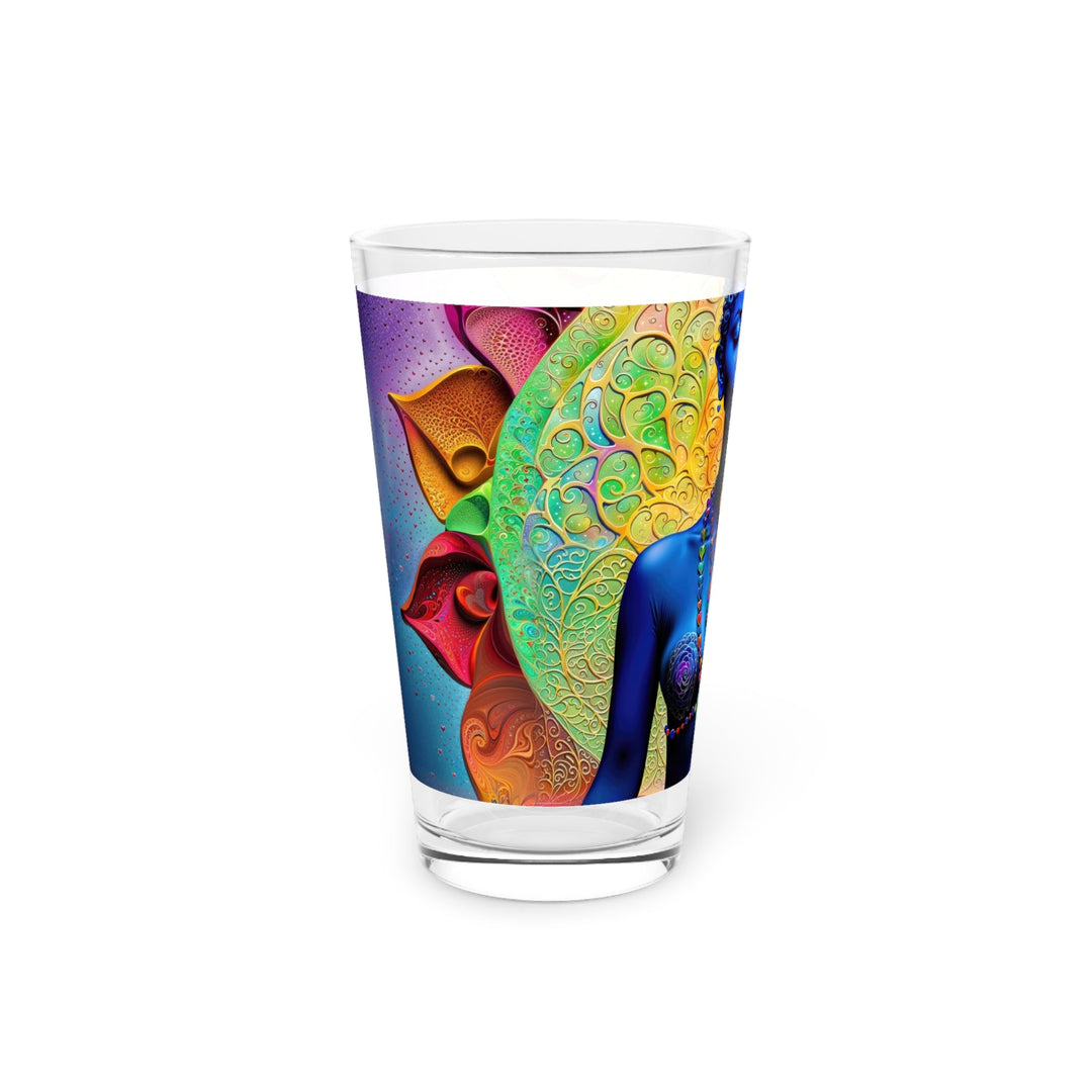 Cosmic Meditative Bloom - Pint Glass - Mug - g(0D·IO) - 16oz - -