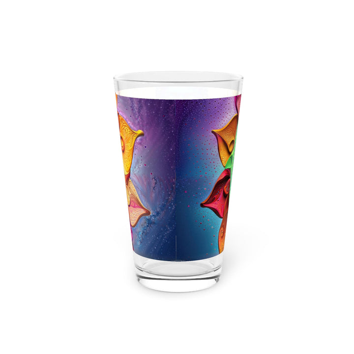 Cosmic Meditative Bloom - Pint Glass - Mug - g(0D·IO) - 16oz - -