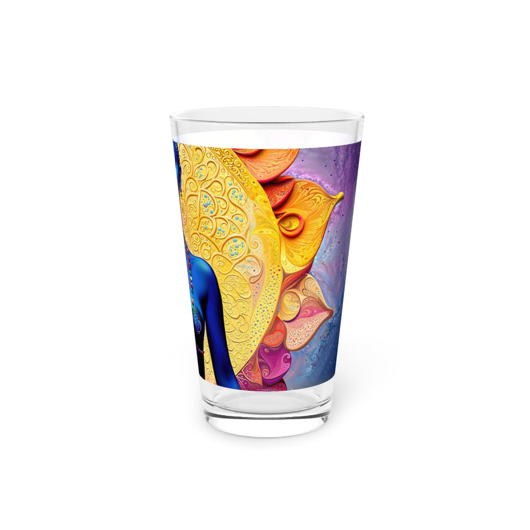 Cosmic Meditative Bloom - Pint Glass - Mug - g(0D·IO) - 16oz - -