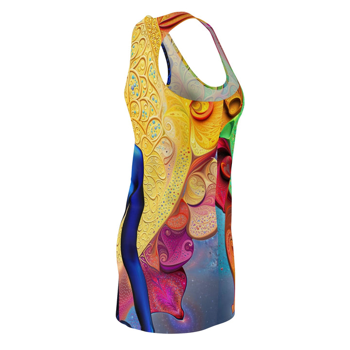 Cosmic Meditative Bloom - Racerback Dress - All Over Prints - g(0D·IO) - XS - -