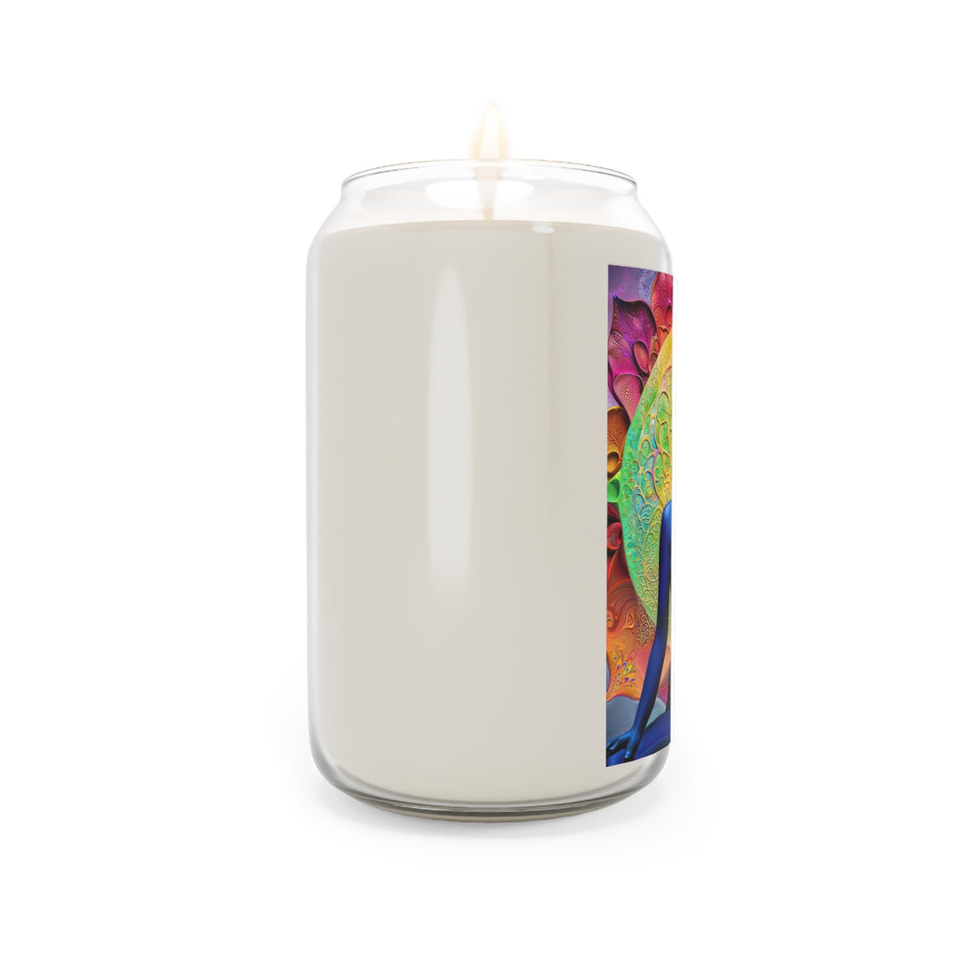 Cosmic Meditative Bloom - Scented Candle - Home Decor - g(0D·IO) - Vanilla Bean - 13.75oz -
