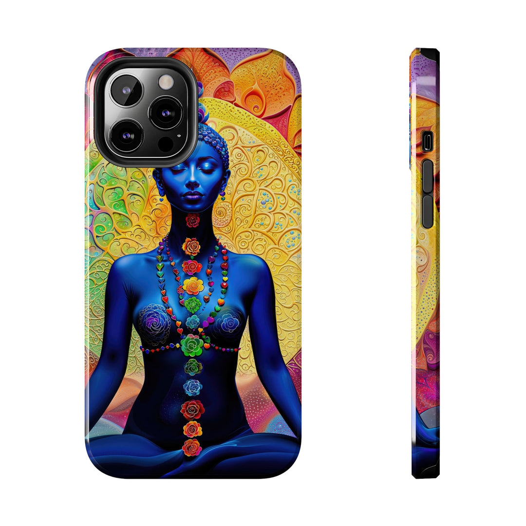 Cosmic Meditative Bloom - Tough Phone Case - Phone Case - g(0D·IO) - iPhone 12 Pro Max - -