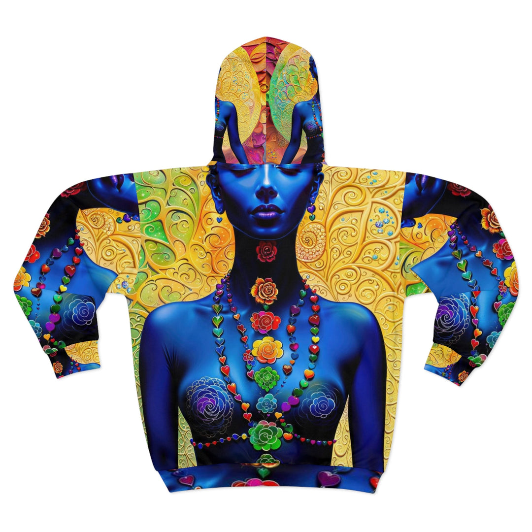 Cosmic Meditative Bloom - Unisex Zip Hoodie - All Over Prints - g(0D·IO) - XS - -