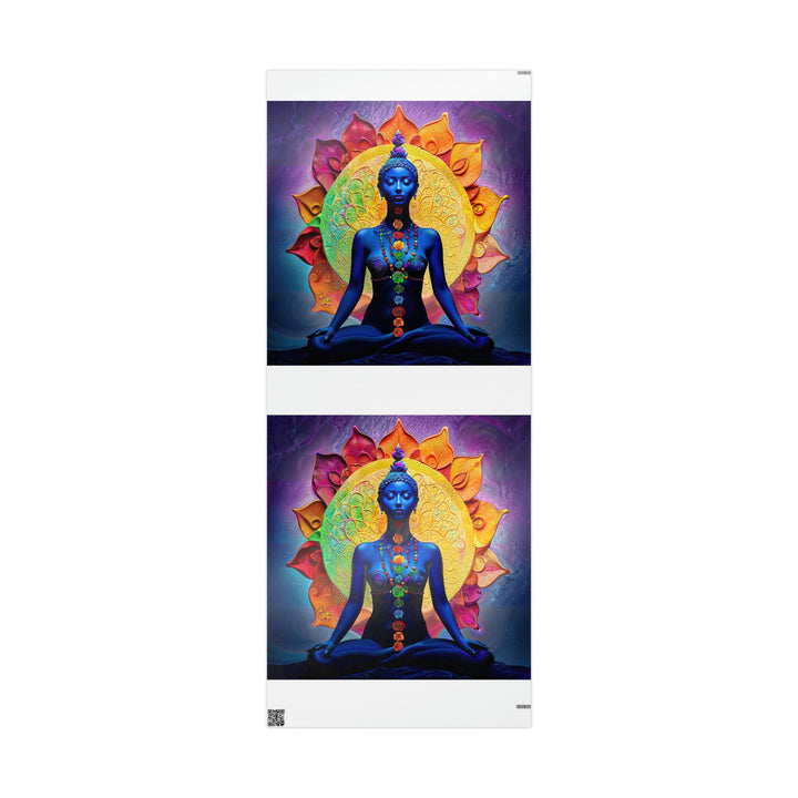 Cosmic Meditative Bloom - Wrapping Paper - Home Decor - g(0D·IO) - 30'' x 72'' - Glossy -
