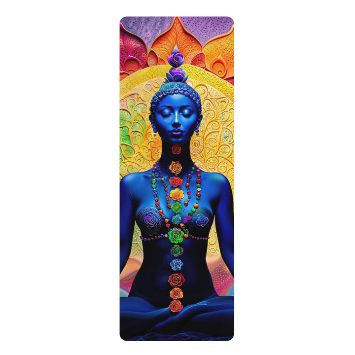 Cosmic Meditative Bloom - Yoga Mat - Home Decor - g(0D·IO) - 24” x 68” - -