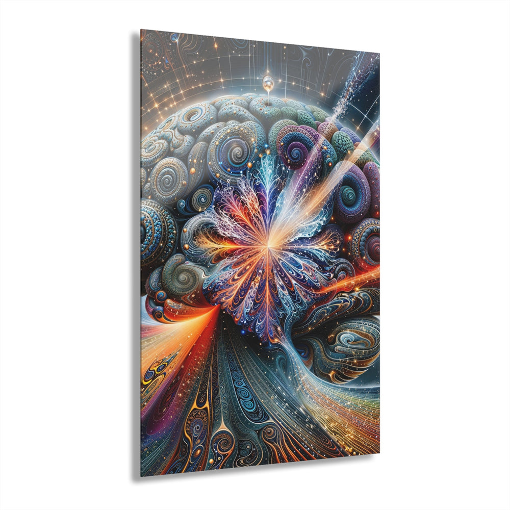 Cosmic Mind Energy - Acrylic Prints (French Cleat Hanging) - Home Decor - g(0D·IO) - 24" x 36" (Vertical) - 0.25'' -