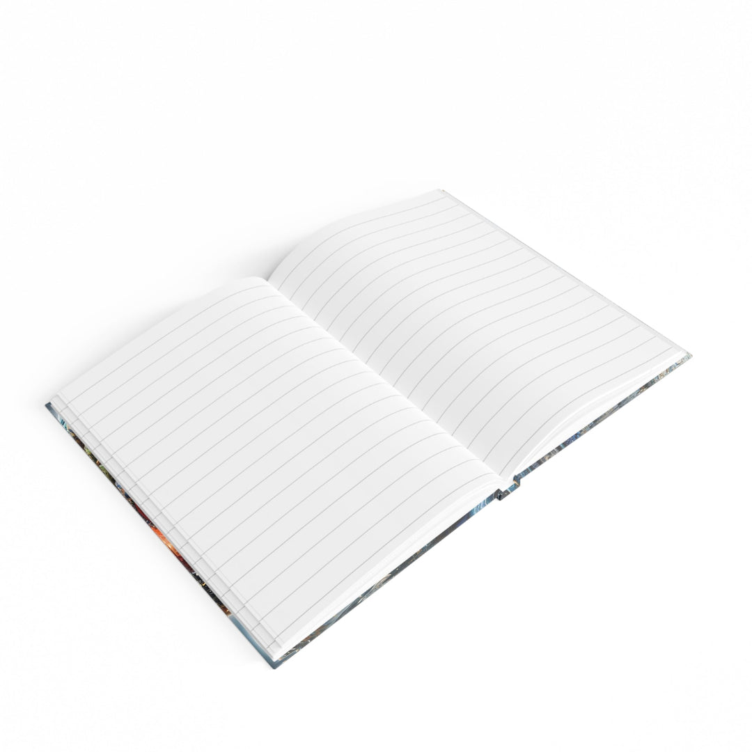 Cosmic Mind Energy - Hard Backed Journal - Paper products - g(0D·IO) - Graph - A5 - White