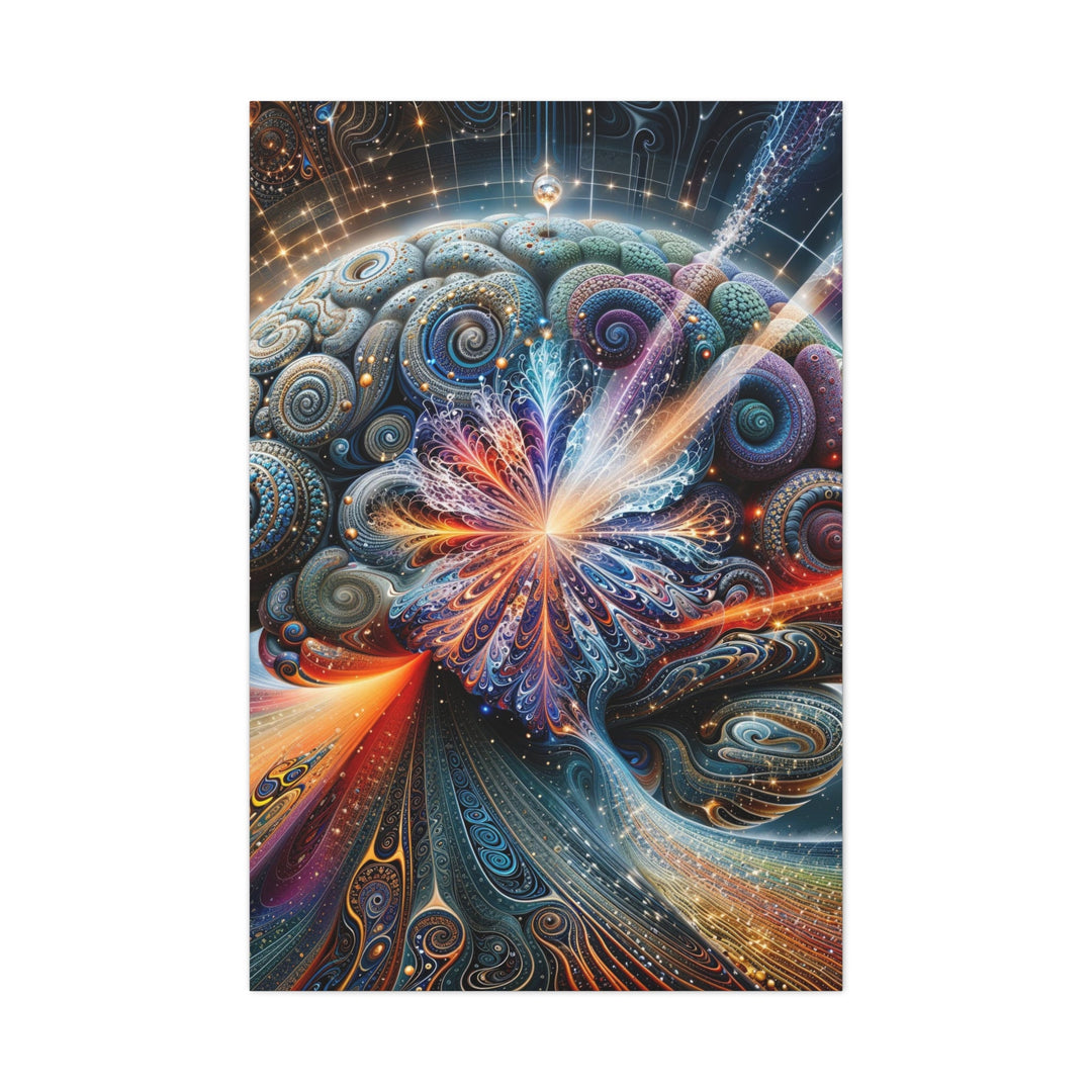 Cosmic Mind Energy - Matte Canvas Print 1.25" - Canvas - g(0D·IO) - 32″ x 48″ (Vertical) - 1.25" -