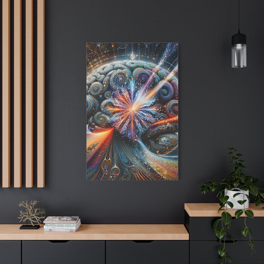 Cosmic Mind Energy - Matte Canvas Print 1.25" - Canvas - g(0D·IO) - 36" x 36" - 1.25" -