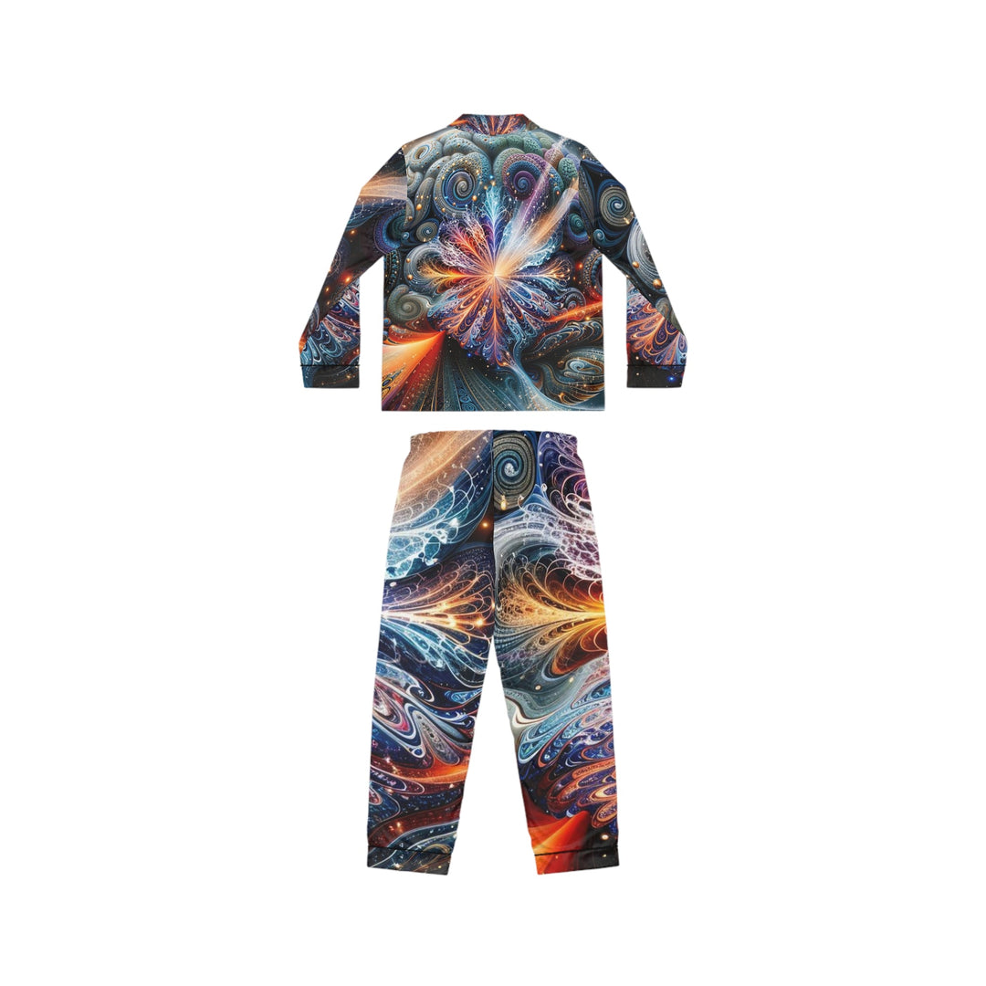 Cosmic Mind Energy - Women's Satin Pajamas - All Over Prints - g(0D·IO) - XS/S - Black -