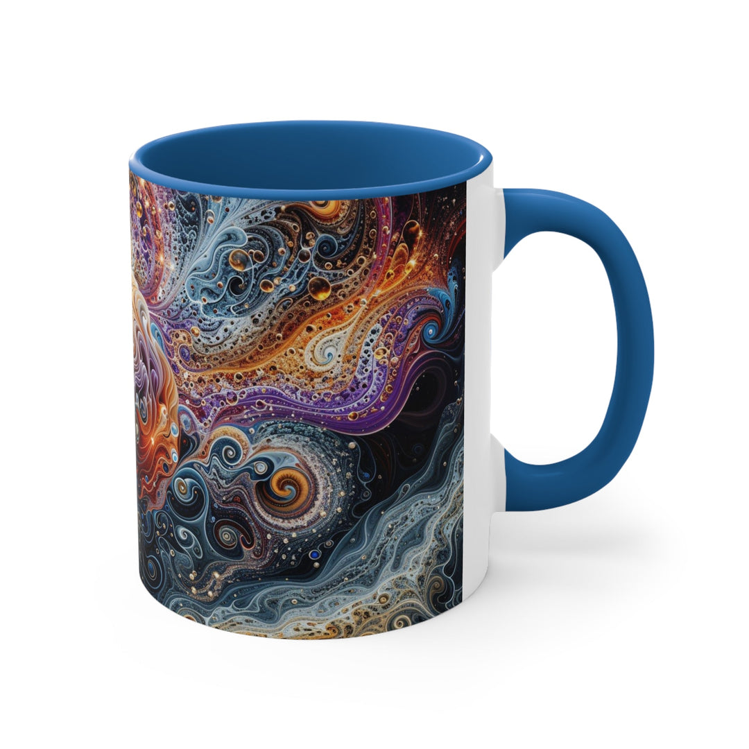 Cosmic Mind Symphony - Accent Coffee Mug - Mug - g(0D·IO) - Pink - 11oz -