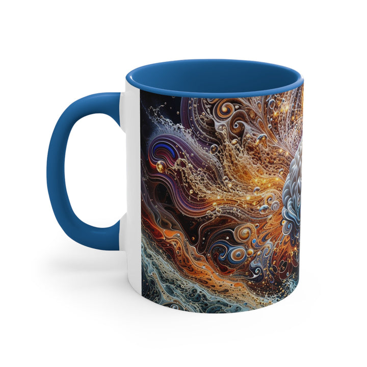 Cosmic Mind Symphony - Accent Coffee Mug - Mug - g(0D·IO) - Pink - 11oz -