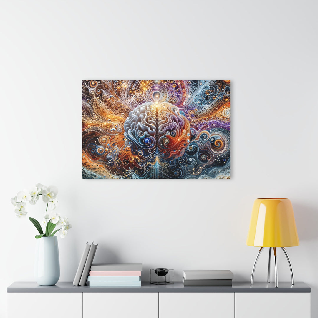 Cosmic Mind Symphony - Acrylic Prints (French Cleat Hanging) - Home Decor - g(0D·IO) - 24" x 36" (Vertical) - 0.25'' -