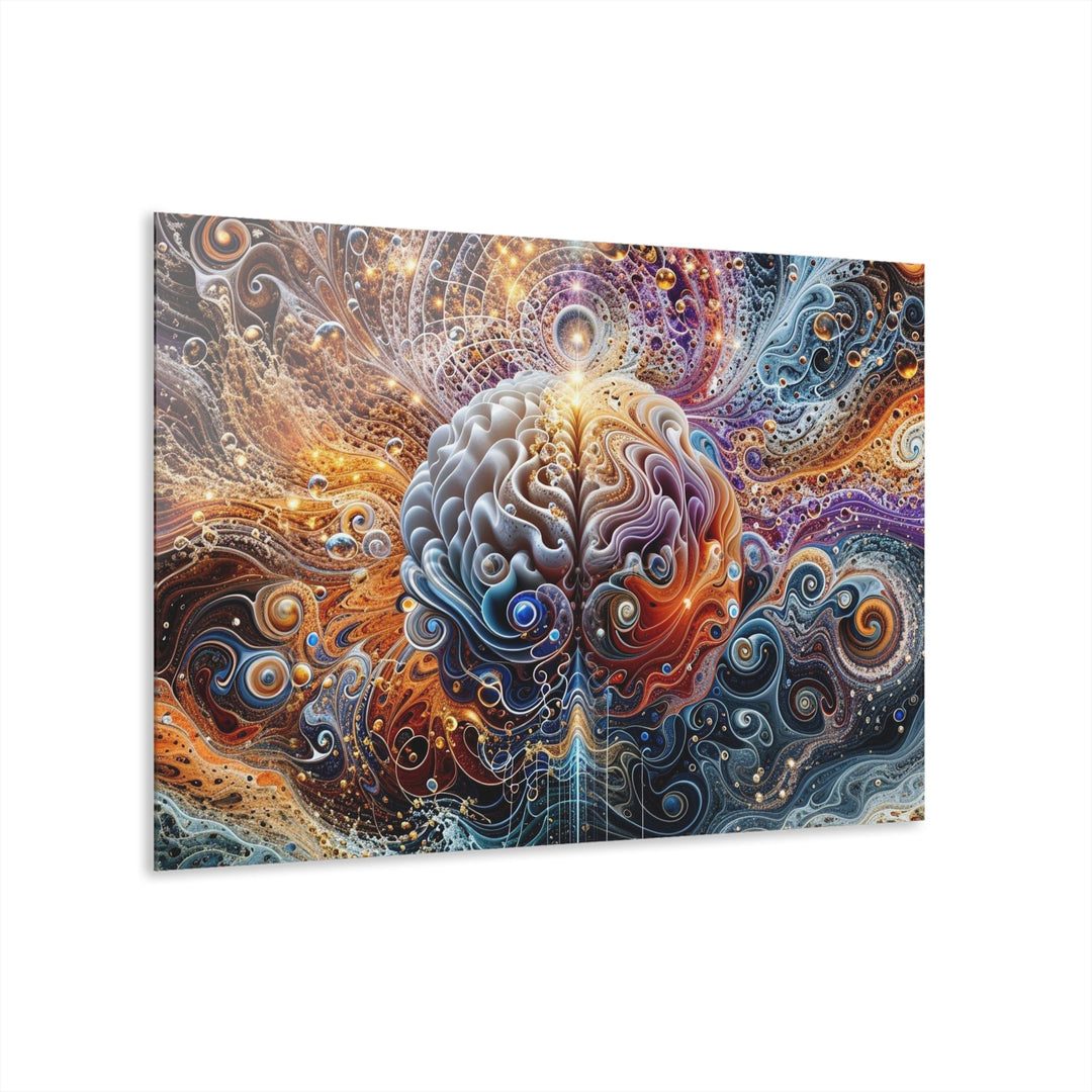 Cosmic Mind Symphony - Acrylic Prints (French Cleat Hanging) - Home Decor - g(0D·IO) - 36" x 24" (Horizontal) - 0.25'' -