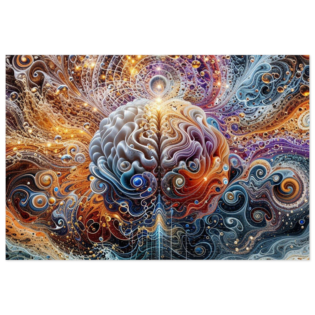 Cosmic Mind Symphony - Jigsaw Puzzle (100, 252, 500, 1000 pieces) - Puzzle - g(0D·IO) - 29.25" × 19.75" (1000 pcs) - -