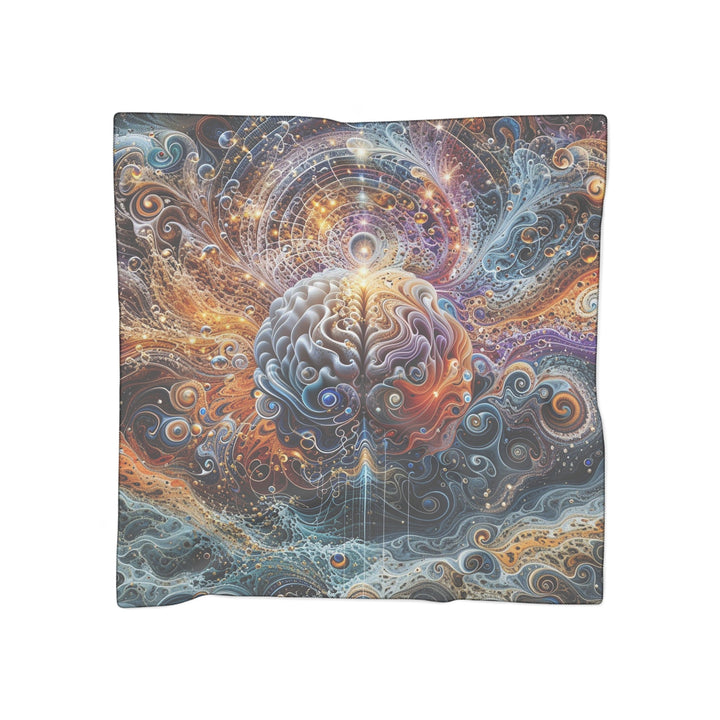 Cosmic Mind Symphony - Poly Scarf - Accessories - g(0D·IO) - Poly chiffon - 50" × 50" -