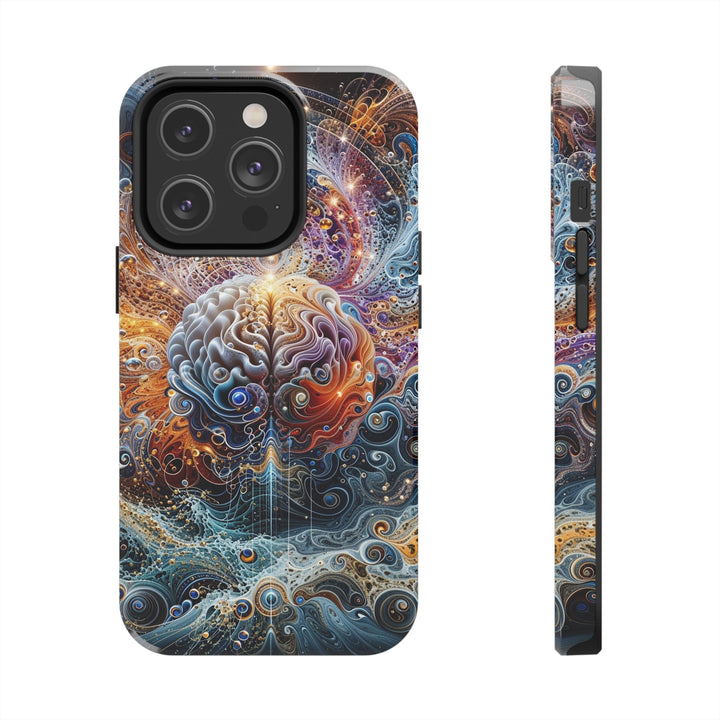 Cosmic Mind Symphony - Tough Phone Case - Phone Case - g(0D·IO) - iPhone 14 Pro - -
