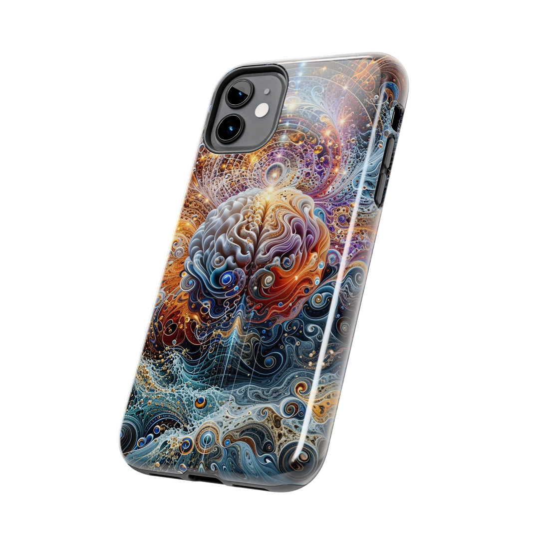 Cosmic Mind Symphony - Tough Phone Case - Phone Case - g(0D·IO) - iPhone 13 Mini - -