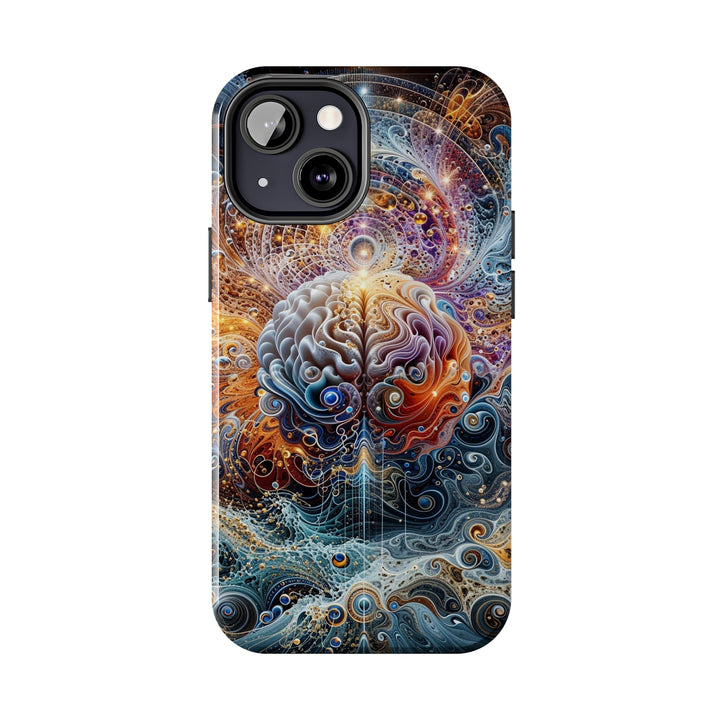 Cosmic Mind Symphony - Tough Phone Case - Phone Case - g(0D·IO) - iPhone 13 Mini - -