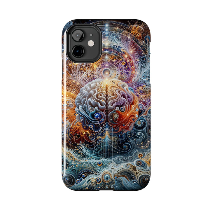 Cosmic Mind Symphony - Tough Phone Case - Phone Case - g(0D·IO) - iPhone 13 Mini - -