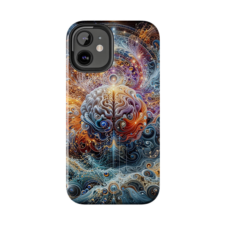 Cosmic Mind Symphony - Tough Phone Case - Phone Case - g(0D·IO) - iPhone 13 Mini - -