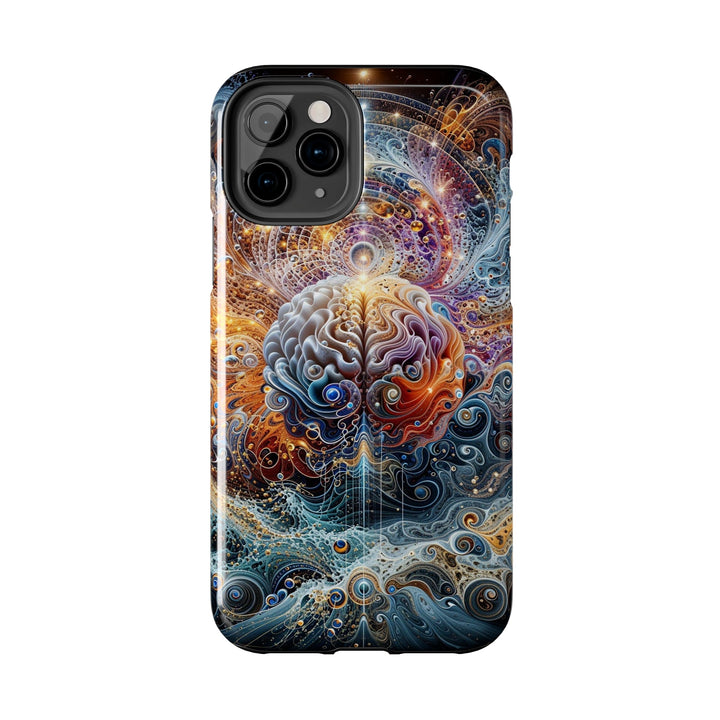 Cosmic Mind Symphony - Tough Phone Case - Phone Case - g(0D·IO) - iPhone 13 Mini - -