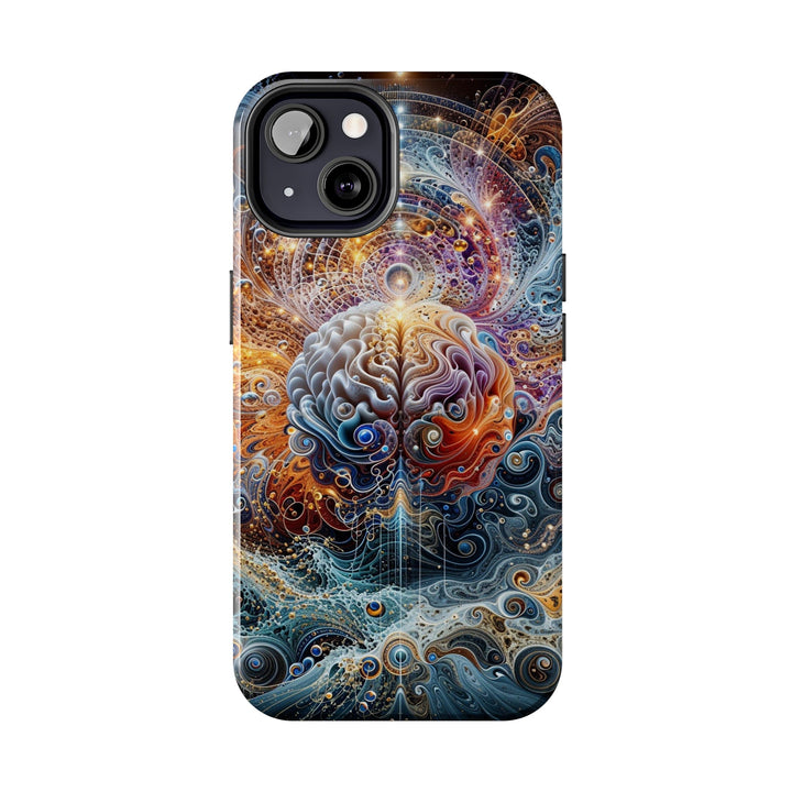 Cosmic Mind Symphony - Tough Phone Case - Phone Case - g(0D·IO) - iPhone 13 Mini - -