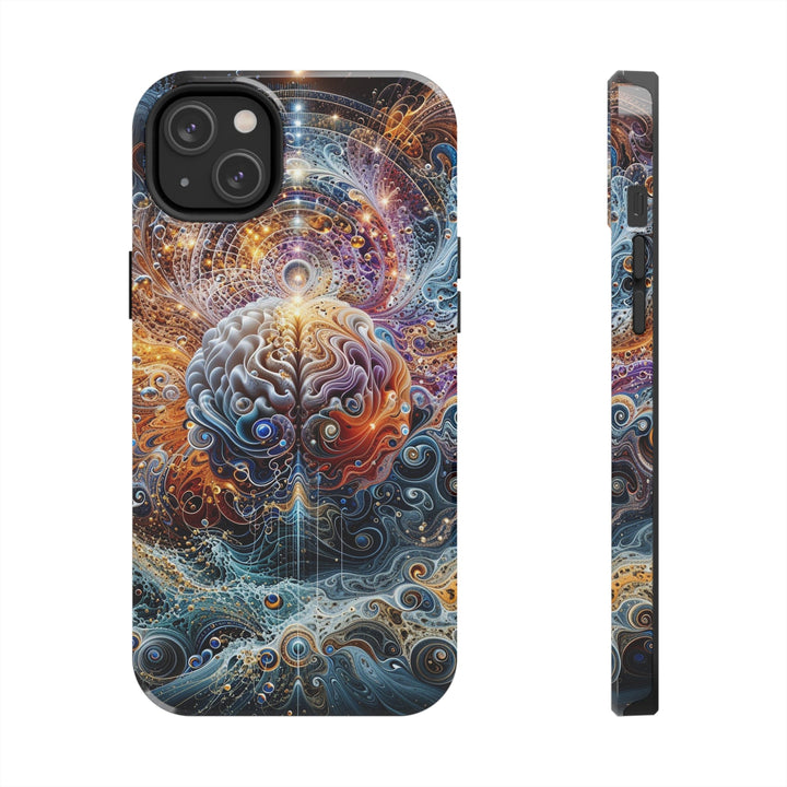 Cosmic Mind Symphony - Tough Phone Case - Phone Case - g(0D·IO) - iPhone 14 Plus - -