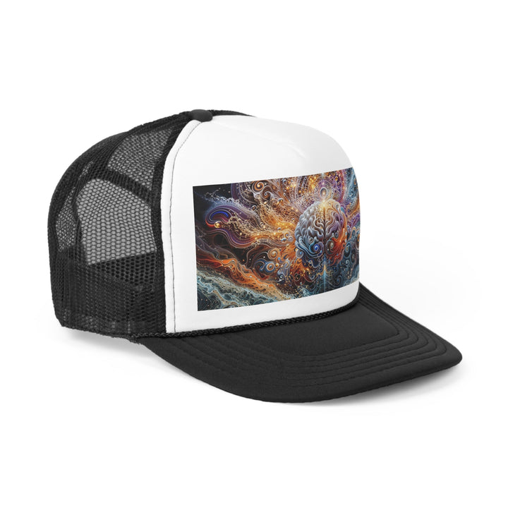 Cosmic Mind Symphony - Trucker Hat - Hats - g(0D·IO) - Pink - One size -