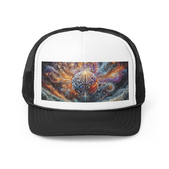 Cosmic Mind Symphony - Trucker Hat - Hats - g(0D·IO) - Black - One size -