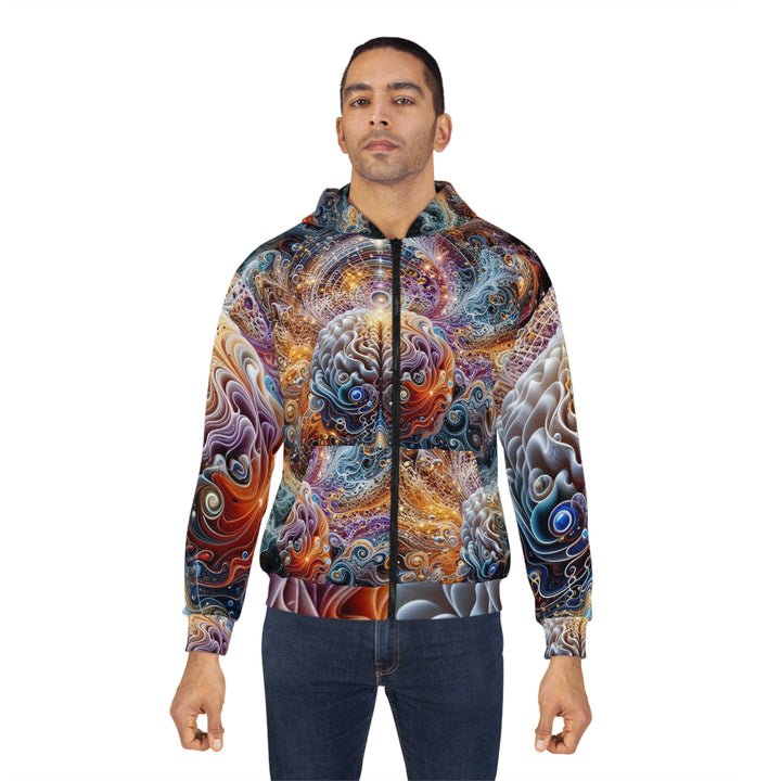 Cosmic Mind Symphony - Unisex Zip Hoodie - All Over Prints - g(0D·IO) - XS - -