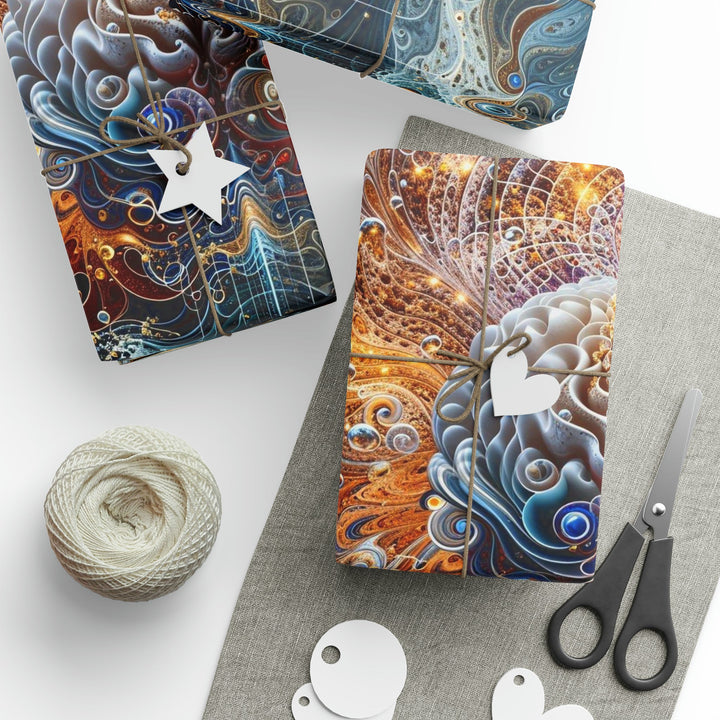 Cosmic Mind Symphony - Wrapping Paper - Home Decor - g(0D·IO) - 30'' x 72'' - Matte -