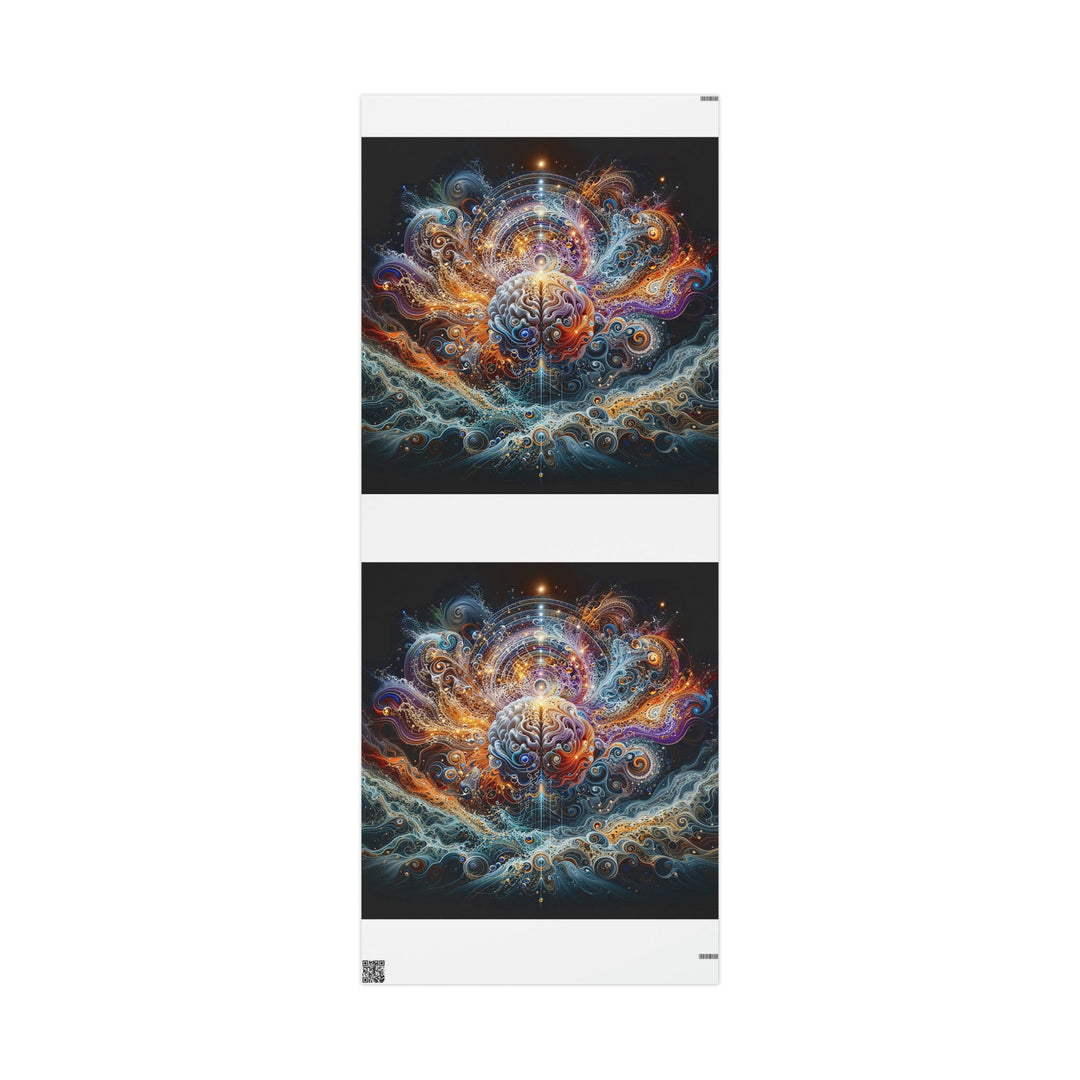 Cosmic Mind Symphony - Wrapping Paper - Home Decor - g(0D·IO) - 30'' x 72'' - Matte -