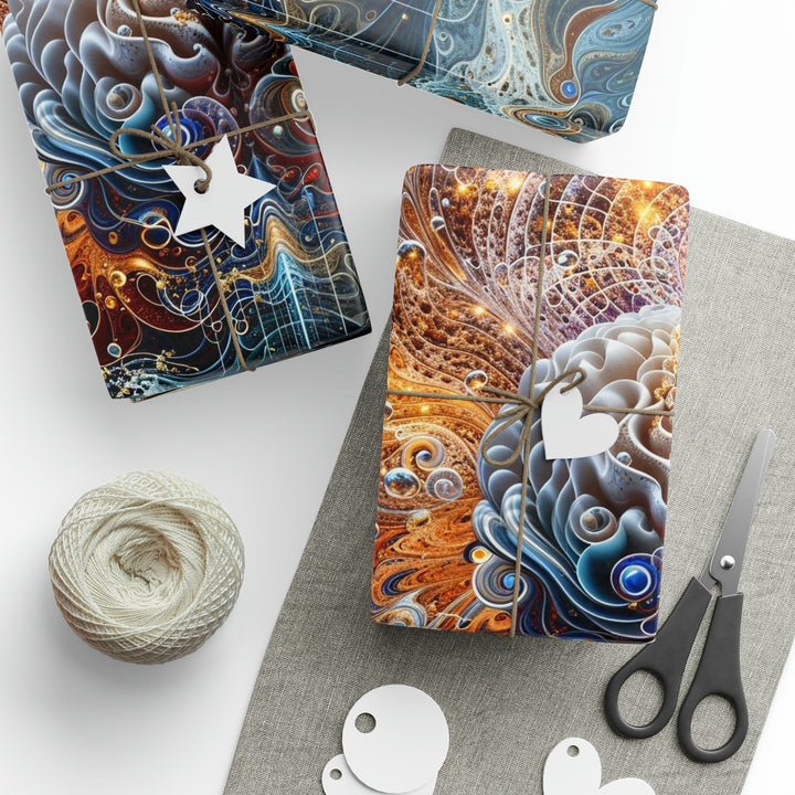 Cosmic Mind Symphony - Wrapping Paper - Home Decor - g(0D·IO) - 30'' x 72'' - Matte -