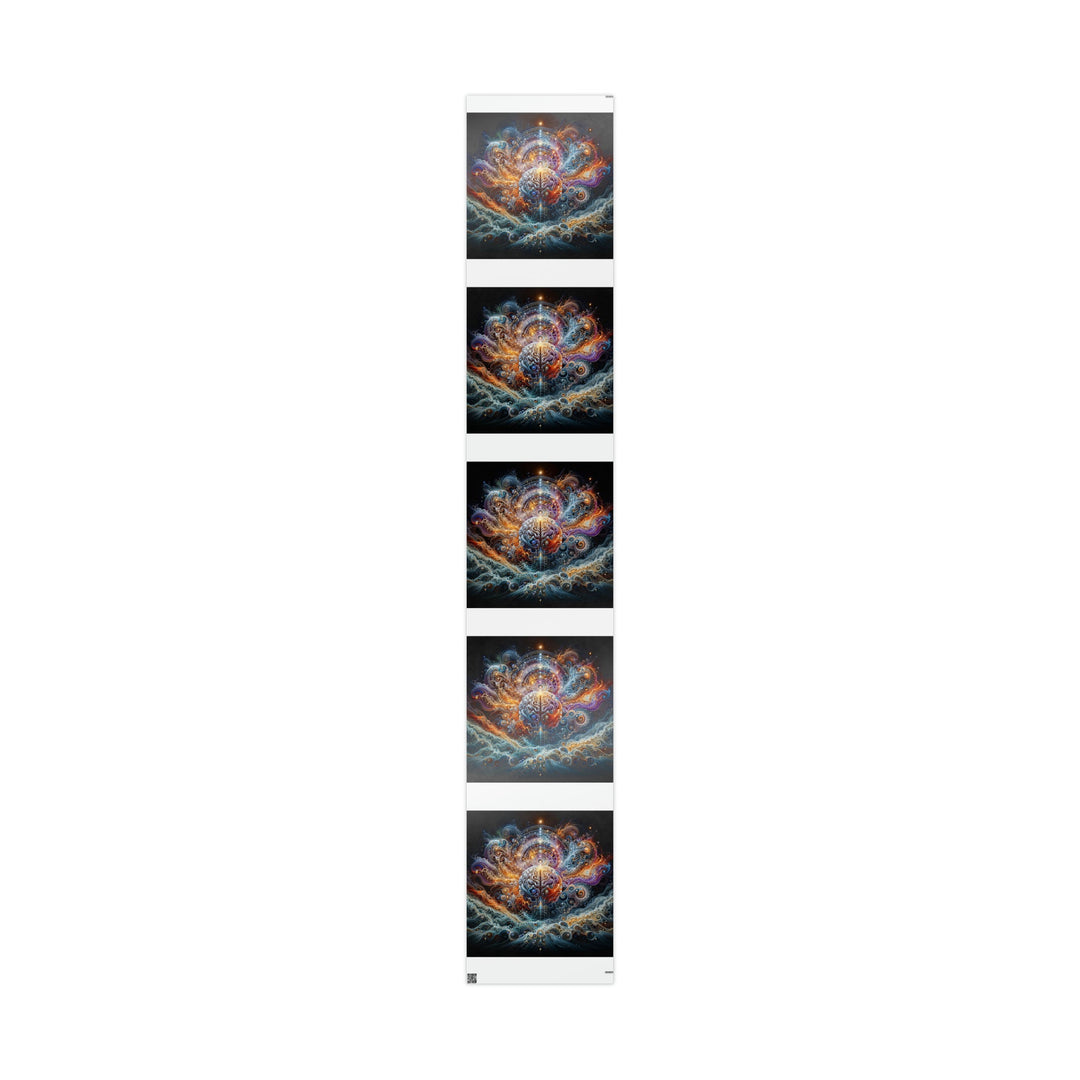 Cosmic Mind Symphony - Wrapping Paper - Home Decor - g(0D·IO) - 30" x 180" - Glossy -