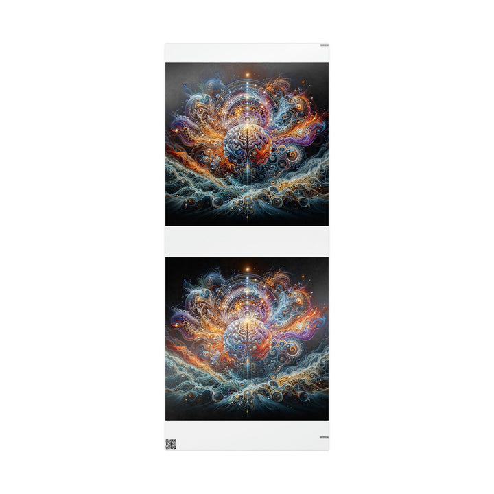 Cosmic Mind Symphony - Wrapping Paper - Home Decor - g(0D·IO) - 30'' x 72'' - Glossy -