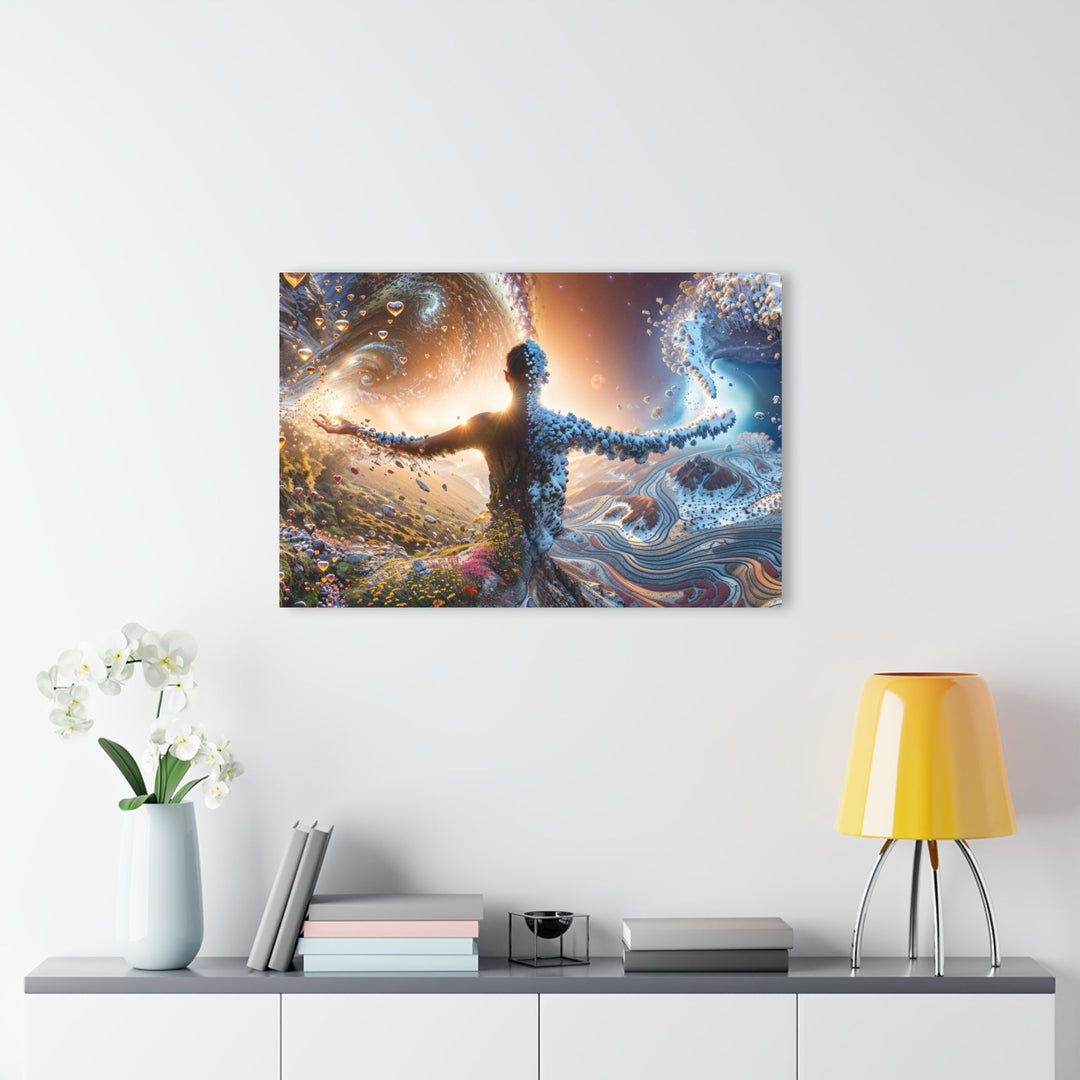 Cosmic Nature Embrace - Acrylic Prints (French Cleat Hanging) - Home Decor - g(0D·IO) - 24" x 36" (Vertical) - 0.25'' -