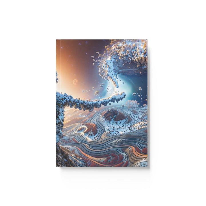 Cosmic Nature Embrace - Hard Backed Journal - Paper products - g(0D·IO) - Graph - A5 - White