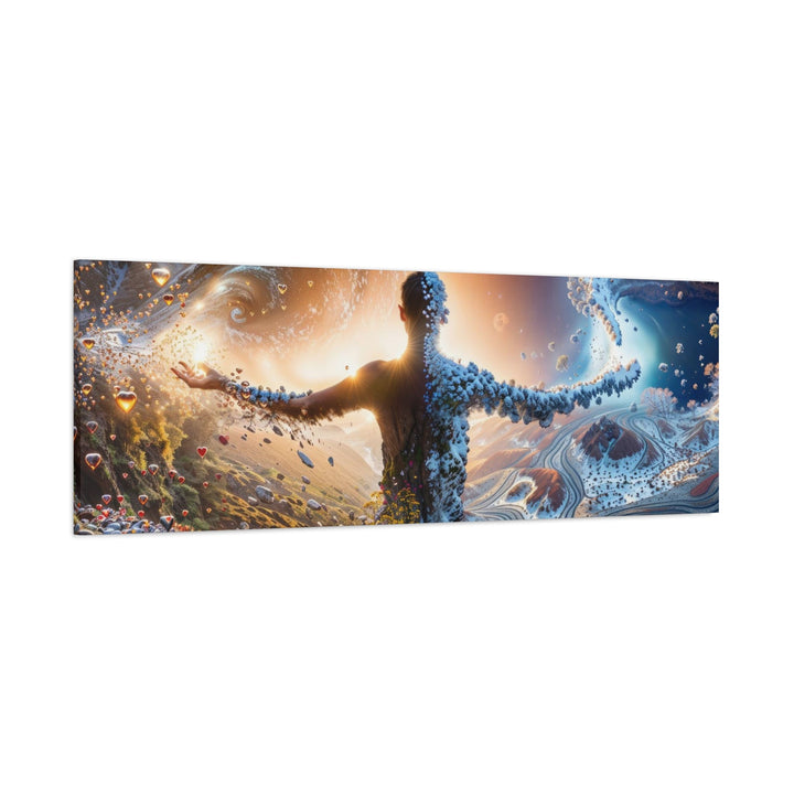 Cosmic Nature Embrace - Matte Canvas Print 1.25" - Canvas - g(0D·IO) - 36" x 36" - 1.25" -