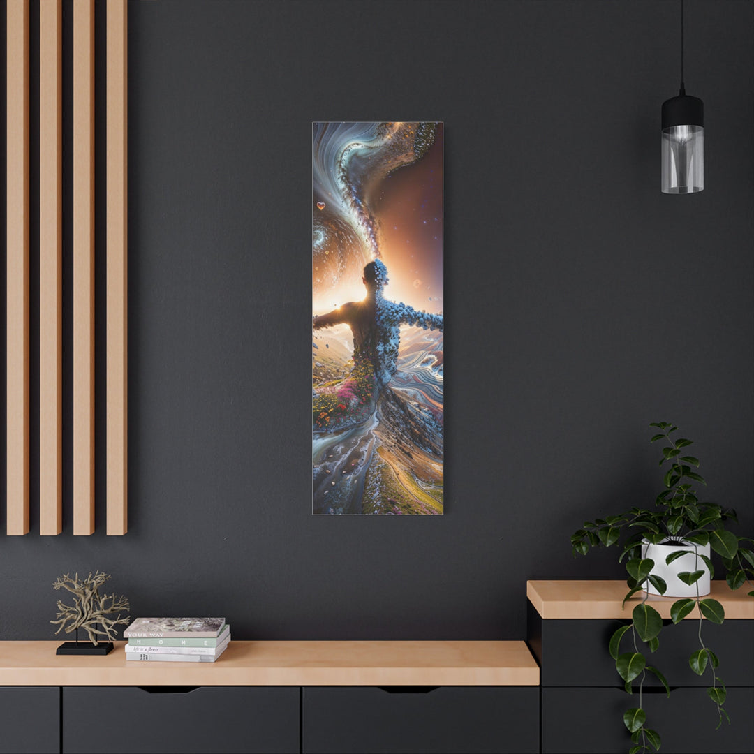 Cosmic Nature Embrace - Matte Canvas Print 1.25" - Canvas - g(0D·IO) - 36" x 36" - 1.25" -