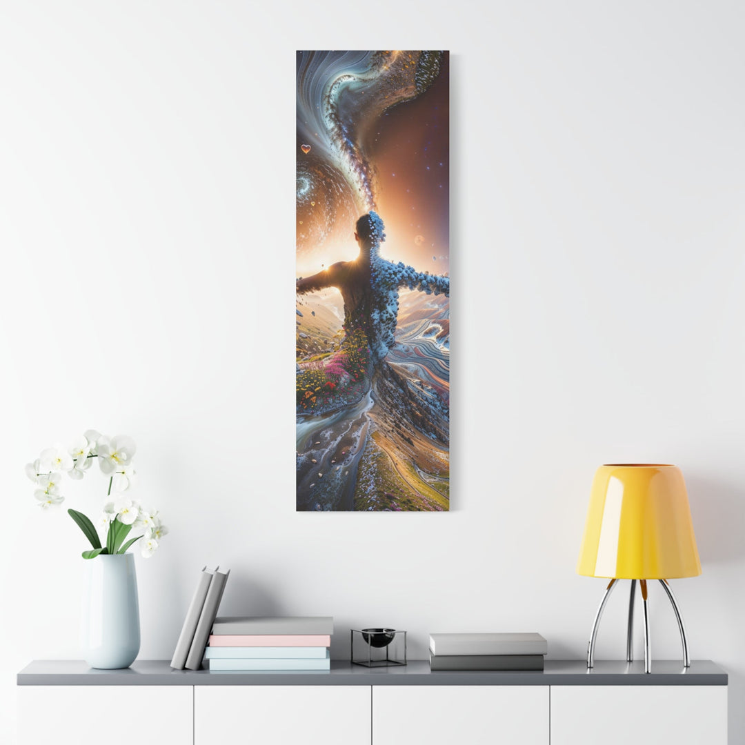 Cosmic Nature Embrace - Matte Canvas Print 1.25" - Canvas - g(0D·IO) - 36" x 36" - 1.25" -