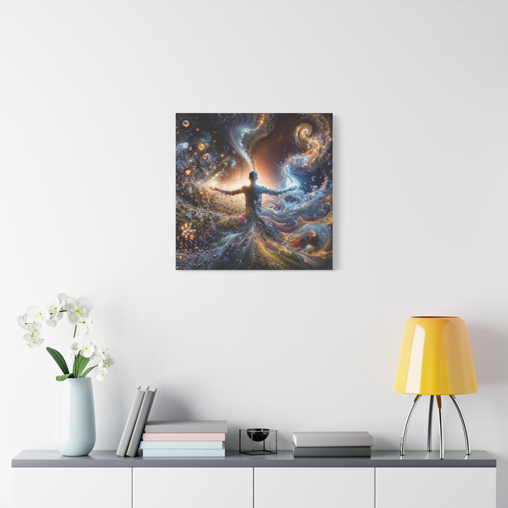 Cosmic Nature Embrace - Matte Canvas Print 1.25" - Canvas - g(0D·IO) - 36" x 36" - 1.25" -