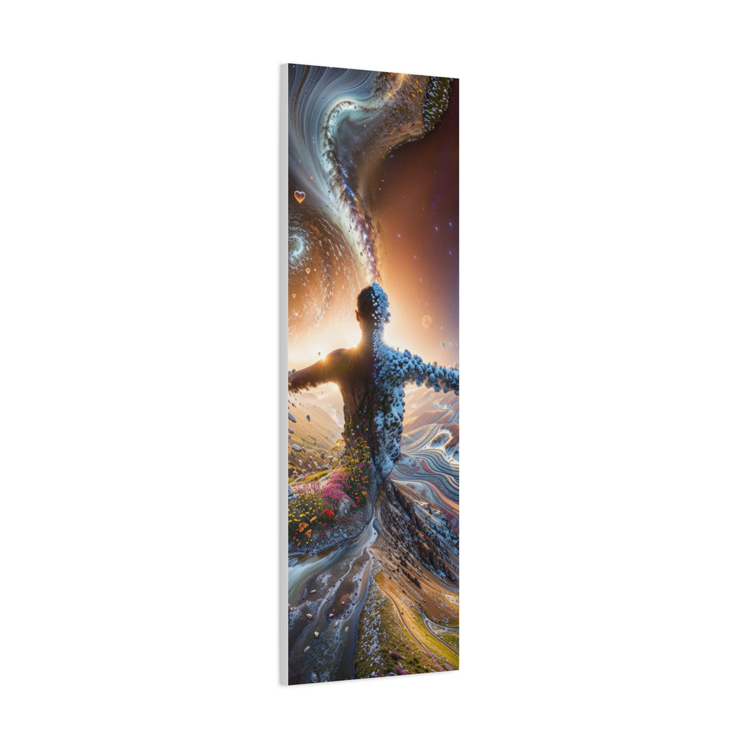 Cosmic Nature Embrace - Matte Canvas Print 1.25" - Canvas - g(0D·IO) - 36" x 36" - 1.25" -