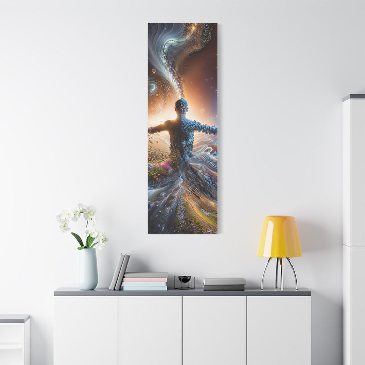 Cosmic Nature Embrace - Matte Canvas Print 1.25" - Canvas - g(0D·IO) - 36" x 36" - 1.25" -